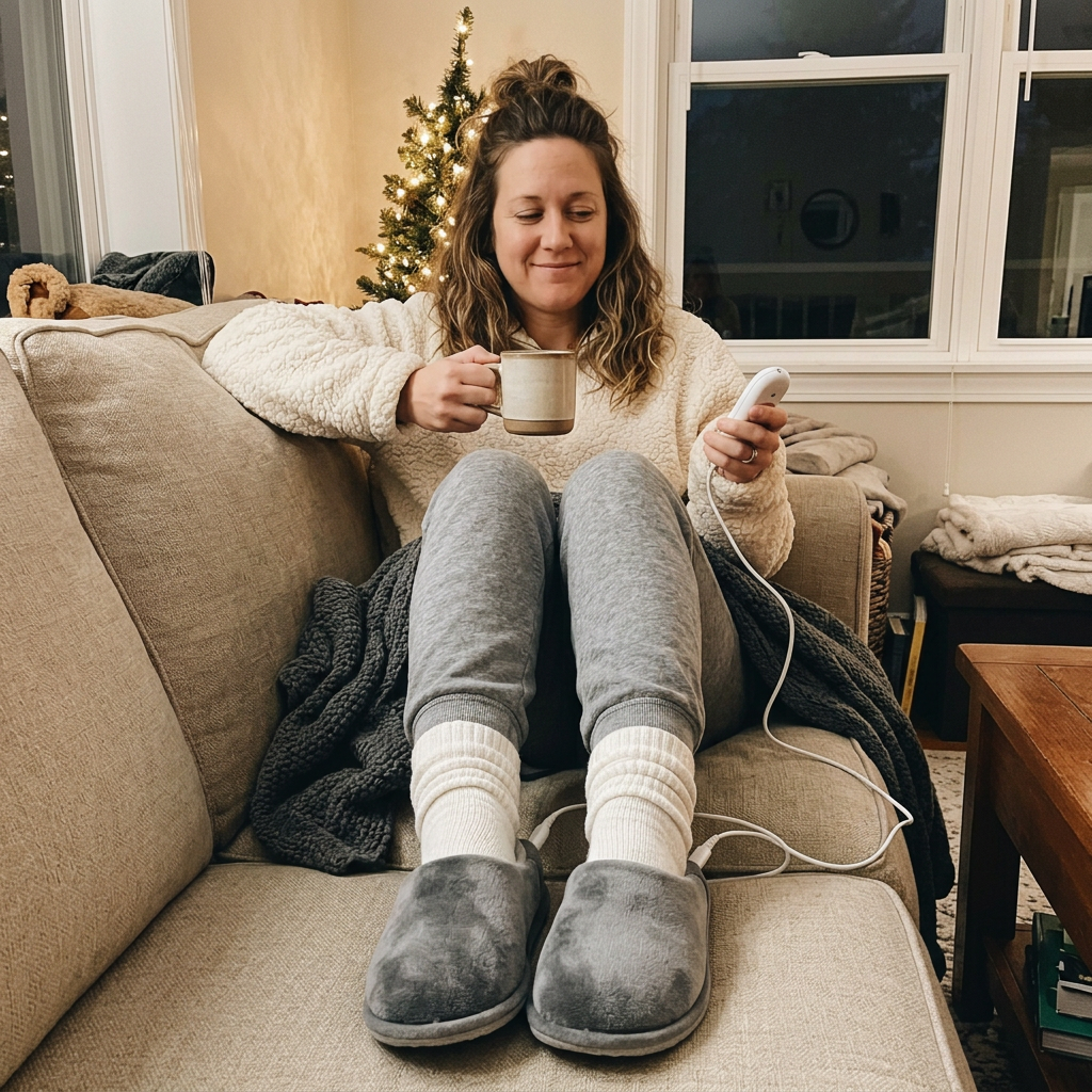 Heated Slippers – Warm Feet in Minutes